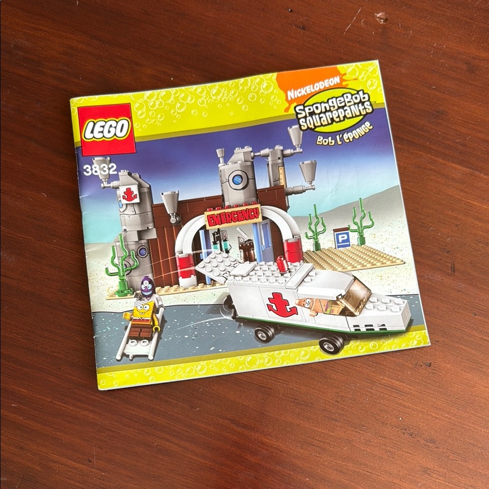 LEGO SpongeBob emergency room manual